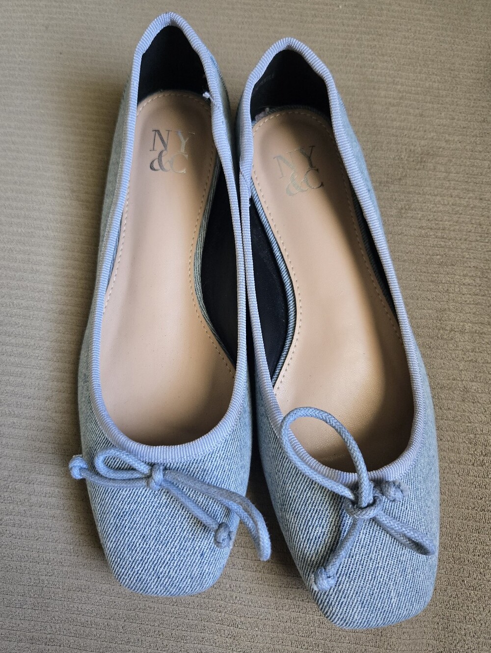 NY & Co Denim Ballet Flats, 7